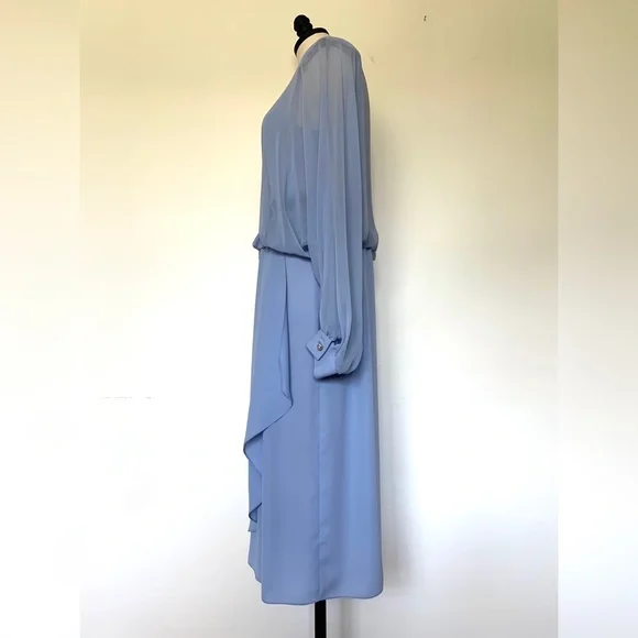 Cornflower Blue Soap Opera Dress - Picture 3 of 8